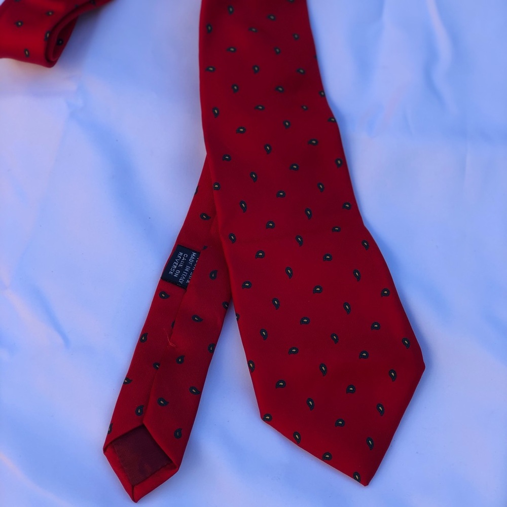 Pure Silk Carl Michaels Tie, Italy Hand Made, 60”